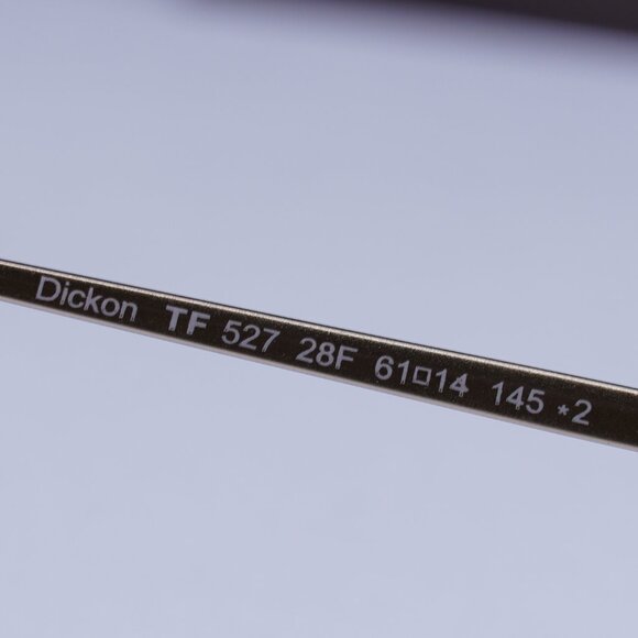 Tom Ford Dickon FT0527 28F Aviator Sunglasses - Gold/Brown - Picture 8 of 9